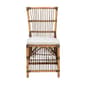 Baxton Studio Kim Bohemian Natural Brown Rattan Dining Chair - image 3