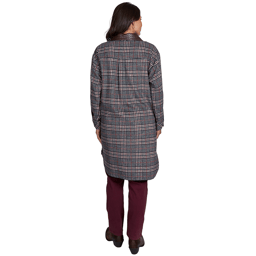 Womens Ruby Rd. English Countryside Collared Plaid Coatigan