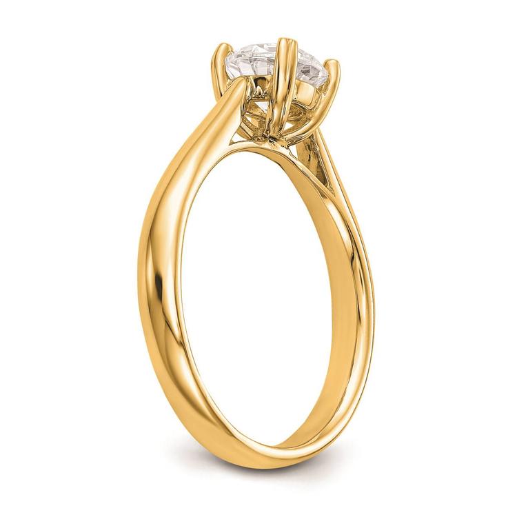 Pure Fire 14kt. Gold 1ctw. Certified Lab Grown Diamond Ring