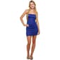 Juniors Jump Glitter Ruch Emma Empire Waist Sheath Dress - image 1