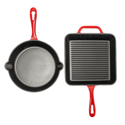 BergHOFF Neo 2pc. Cast Iron 10in. Fry & Grill Pan Cookware Set