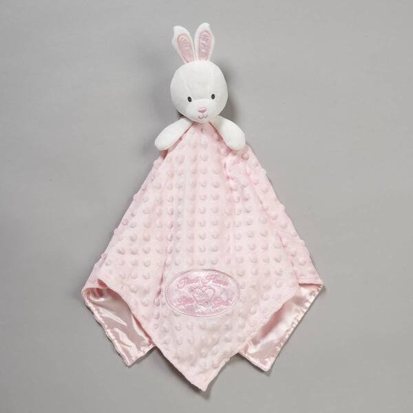 Little Me Bunny & Heart Snuggle Blanket - image 