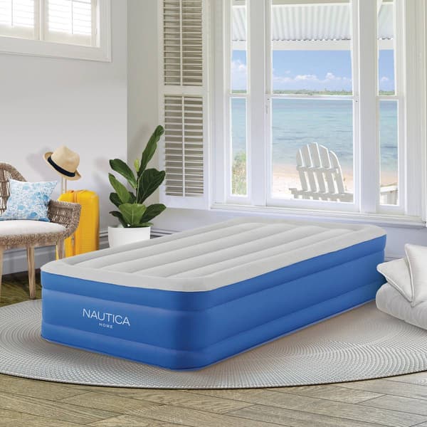 Nautica Home 15in. Plushaire Twin Air Mattress with Inset Pump