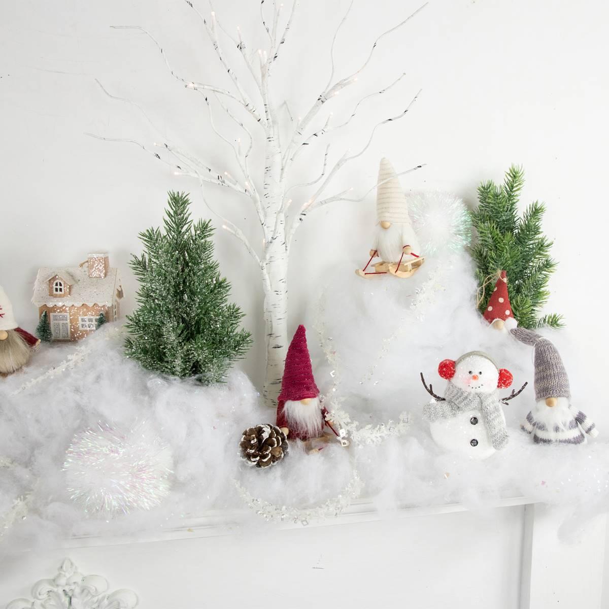 Northlight Seasonal 5.25in Gnome Christmas Ornaments - Set of 3