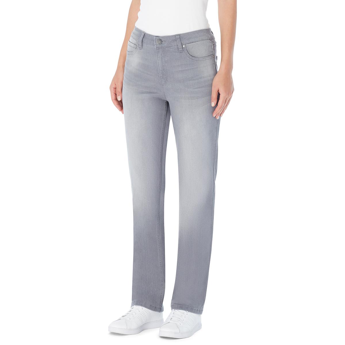 Womens Jones New York Lexington Straight Leg Jeans - Slater