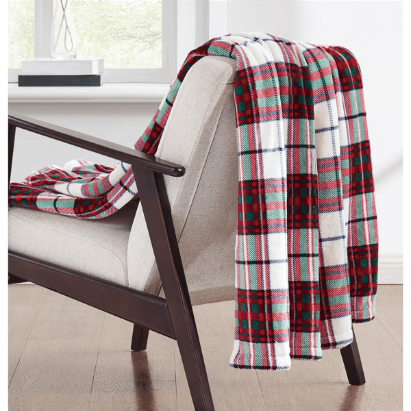 Truly Soft Cuddle Warmth Marlon Plaid Throw