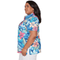 Plus Size Alfred Dunner The Royal Treatment Floral Button Blouse - image 4