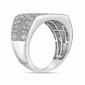 Mens Lynx 1/2ctw. Miracle Set Lab-Grown Diamond Ring - image 2