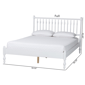 Baxton Studio Callison Spindle Farmhouse Platform Full Bed - image 16