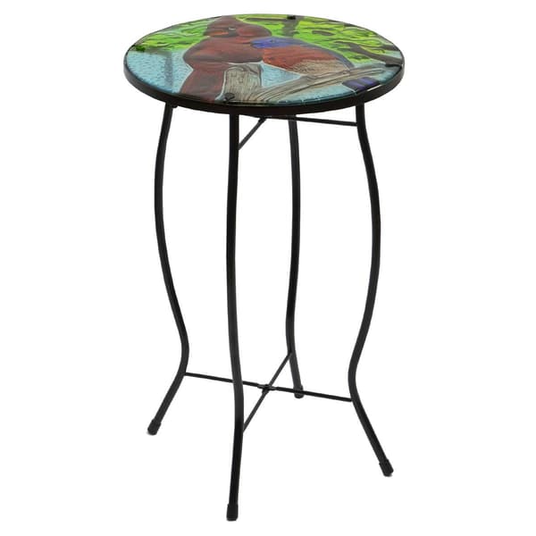 Northlight Seasonal 19in. Cardinal Patio Side Table