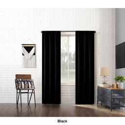 Bergen 100% Blackout Panel Rod Pocket Curtain