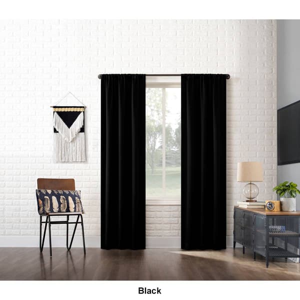 Bergen 100% Blackout Panel Rod Pocket Curtain