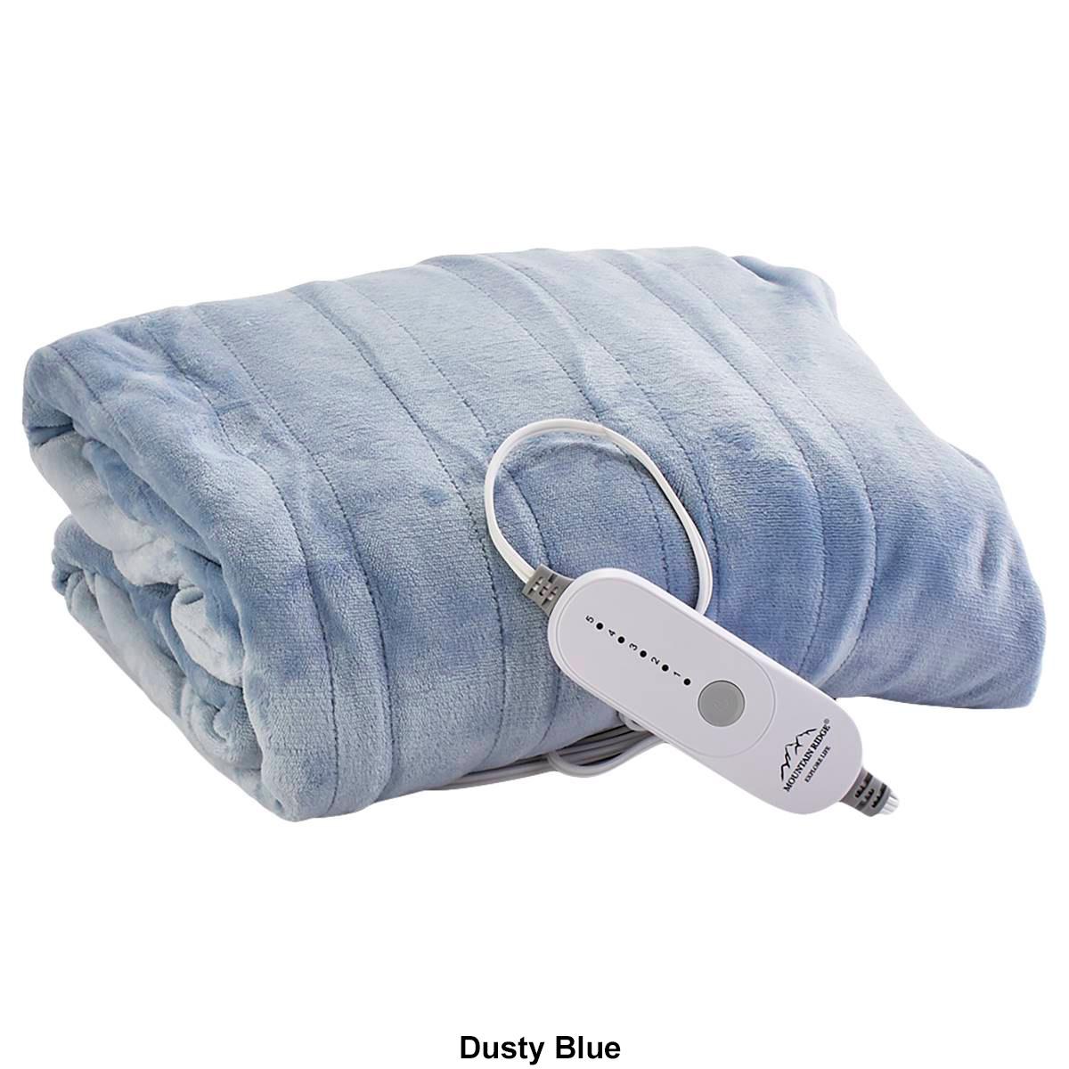 Mountain Ridge® Heated Plush Blanket