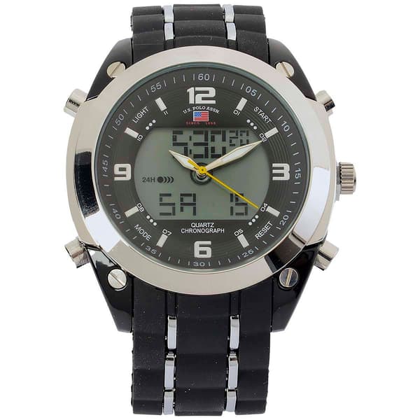 Mens U.S. Polo Assn.&#40;R&#41; Analog-Digital Watch - US9372JC - image 