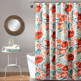 Lush Decor(R) Poppy Garden Shower Curtain