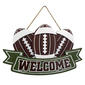 Football Wall Hanging with Welcome Text - image 1