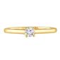 Nova Star&#174; Yellow Gold 1/4ctw. Lab Grown Diamond Engagement Ring - image 3