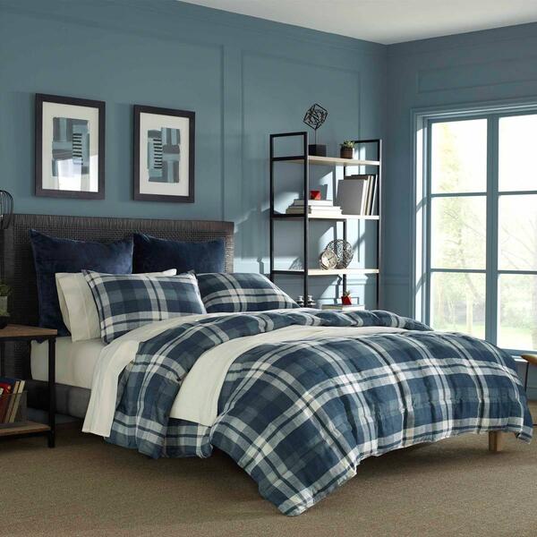 Nautica Crossview Plaid Comforter Sham Set - image 
