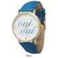 Womens Olivia Pratt Oui Oui Leather Strap Watch - 13445 - image 4