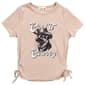 Girls (7-16) Dream Girl Short Sleeve Side Cinch Dog Cowboy Tee - image 2