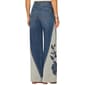 Womens Democracy "Ab"solution® Floral Applique Wide Leg Jeans - image 2