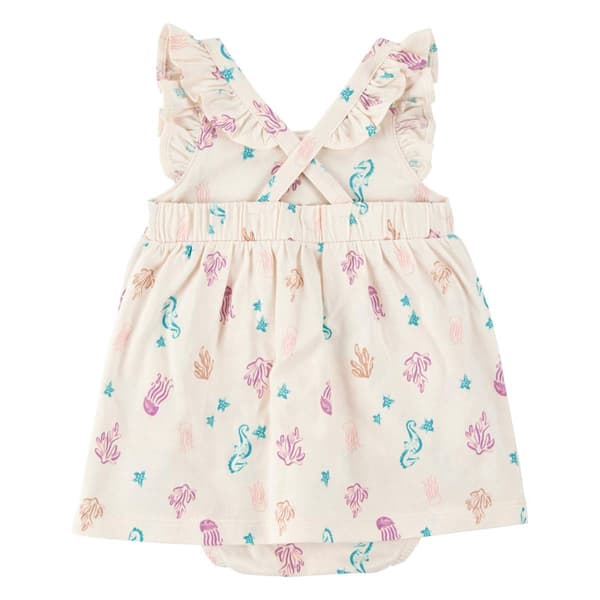 Baby Girl &#40;NB-24M&#41; Carter&#8217;s&#174; Starry Sea Life Bodysuit Dress