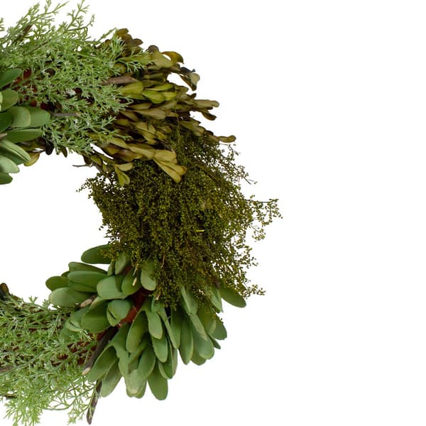 Northlight Seasonal Artificial Cedar & Grass Spring Wreath