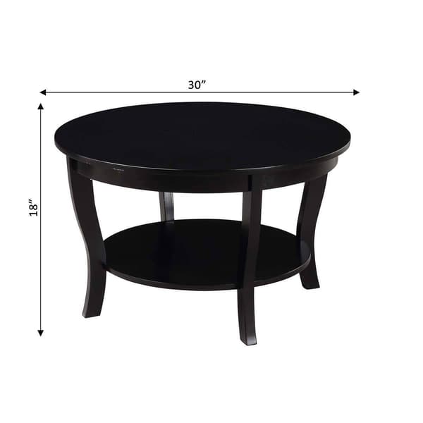 Convenience Concepts American Heritage Round Coffee Table