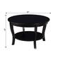 Convenience Concepts American Heritage Round Coffee Table - image 4