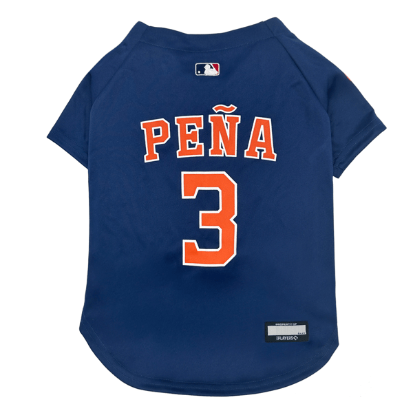 MLBPA Houston Astros Jeremy Pena Pet Jersey - image 