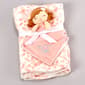 Baby Girl  Rashti Flower Blanket w/ Doll Plush Toy - image 1