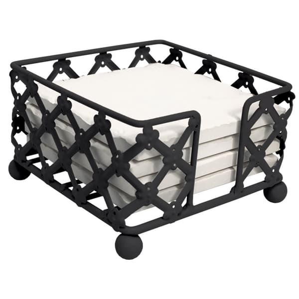 Thirstystone Black Lattice Coaster Square Holder - image 