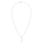 Nova Star® Sterling Silver Lab-Grown Diamond Initial C Pendant - image 3