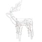 Northlight Seasonal 48in. Clear Light Standing Reindeer - image 1
