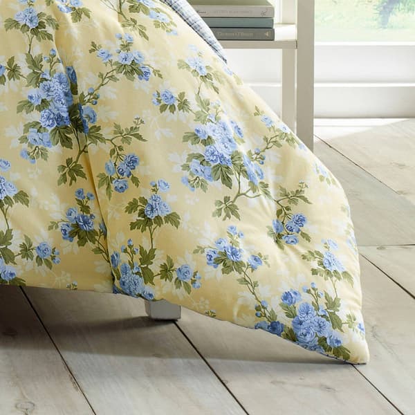 Laura Ashley Cassidy Cotton Reversible Duvet Cover Set
