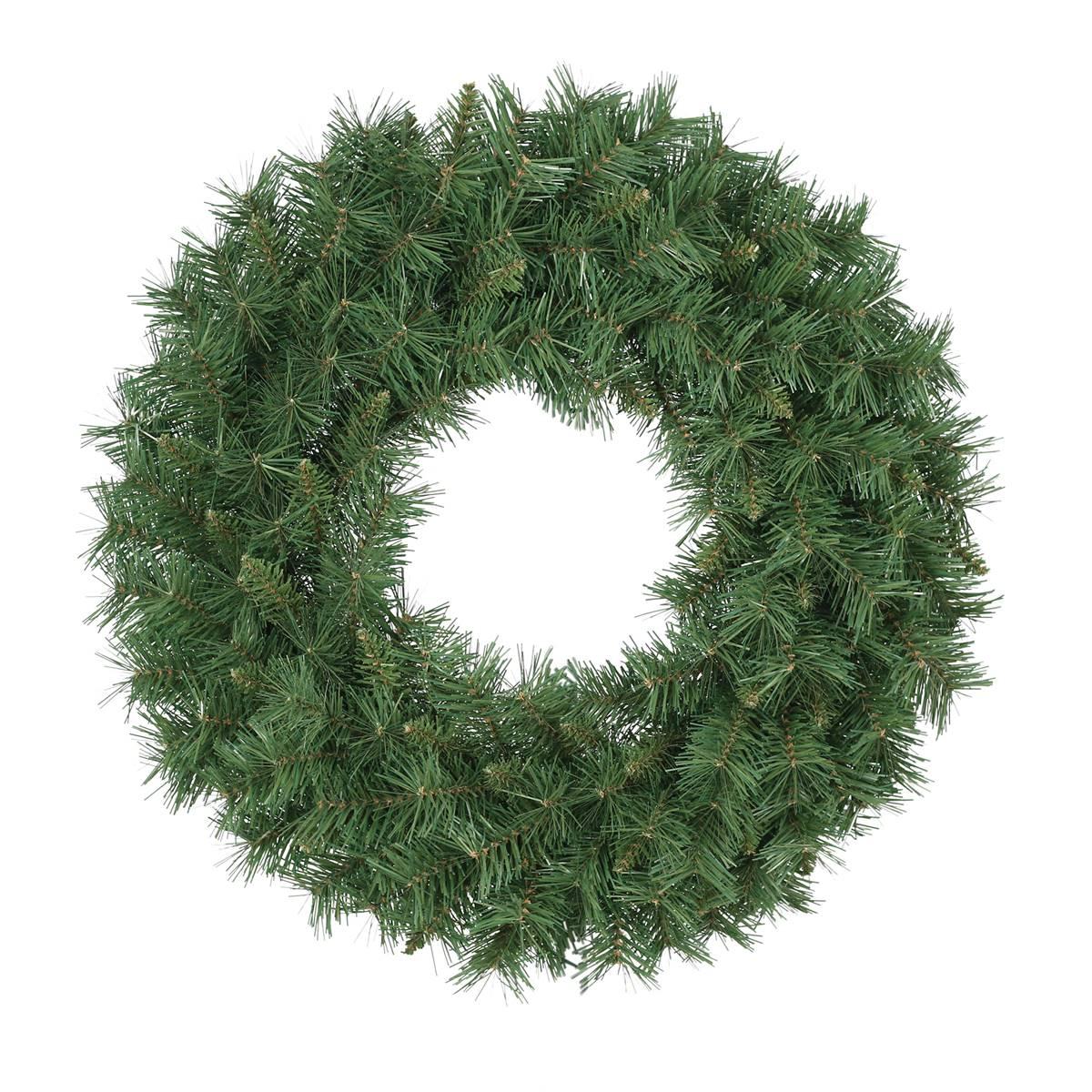 Puleo International 24in. Round Valley Pine Wreath