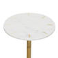9th & Pike&#174; Marble Contemporary Accent Table - image 3