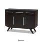 Baxton Studio Ashfield 3-Drawer Sideboard - image 12