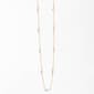 Design Collection Gold-Tone Glass/Pearl Chain Necklace - image 1
