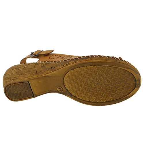 Womens Spring Step Belford Slingback Sandals – Camel