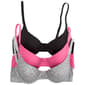 Womens Roxy 3pk. Brushed Micro Bras w/Debossed Logo RX7382-3PKH - image 1