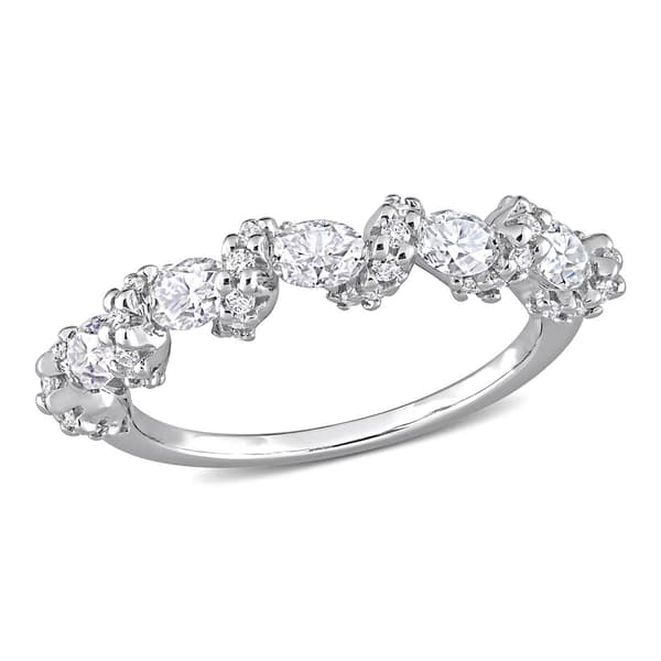 Gemstone Classics(tm) 1 1/4kt. Dew Moissanite Crossover Band