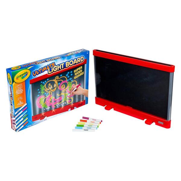 Crayola&#174; Super-Sized Light Board w/ 6 Colored Markers