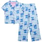Girls Disney 2pc. Fluffy Stitch Short Sleeve Pajama Set - image 2