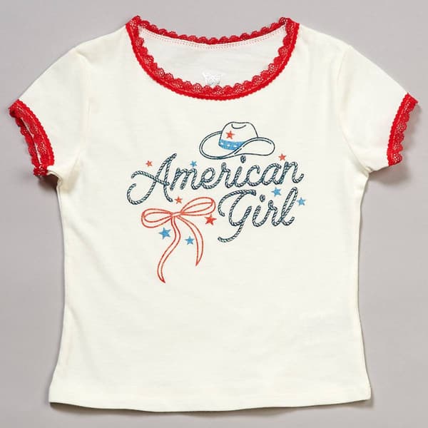 Girls (4-6x) Sweet Butterfly® American Girl Tee