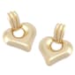 Steve Madden Heart Doorknocker Earrings - image 2