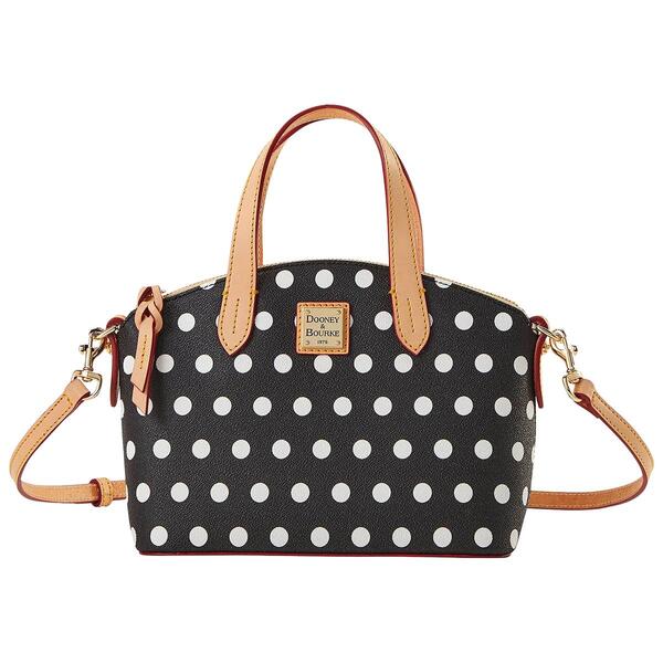 Dooney & Bourke Polka Dot Ruby Satchel - image 