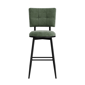 HH2 Home Beau Adjustable Height Swivel Stool with Tufted Back - image 3