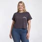 Juniors Plus Attitude Not Included Embroidered Optic Wash Tee - image 1
