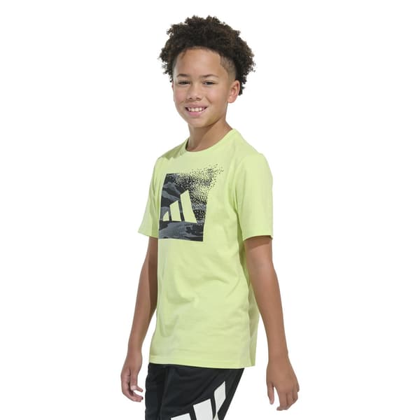 Boys (8-20) adidas® Short Sleeve Camo Box Logo Tee